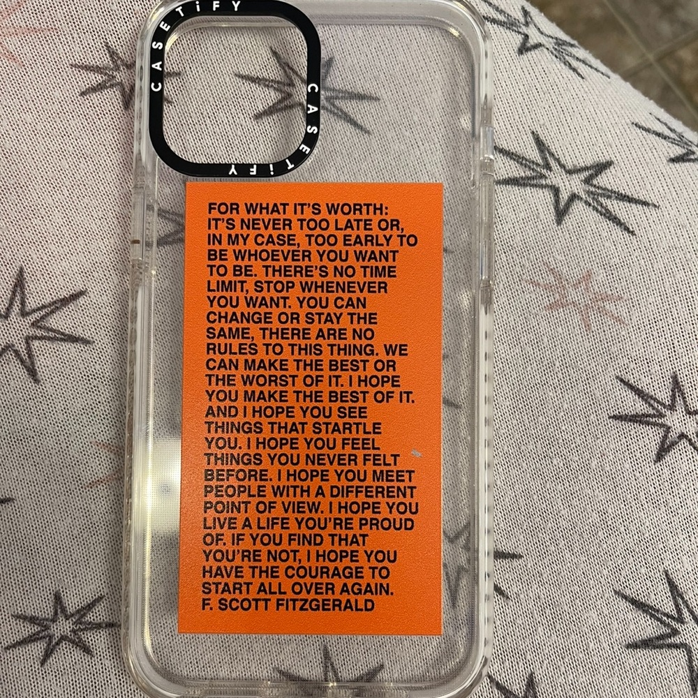 CASETiFY For What It's Worth iPhone 12 Pro Max case